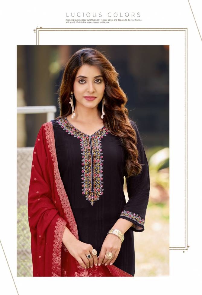 Nitya By Wooglee Rayon Embroidery Readymade Suits Wholesale Price In Surat